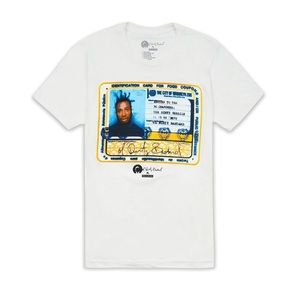 New Reason X ODB Wu Tang Collaboration White License Plate Tee Mens Size XL